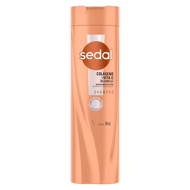Shampoo Sedal Colageno y vit C, 340 ml