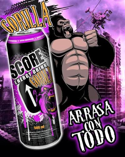 Score  Energética Guarana Gorilla, 473 ml