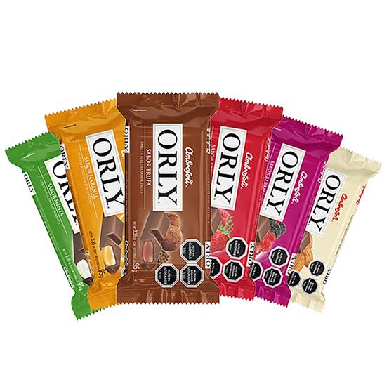 Chocolate Orly sabor berries 95 g